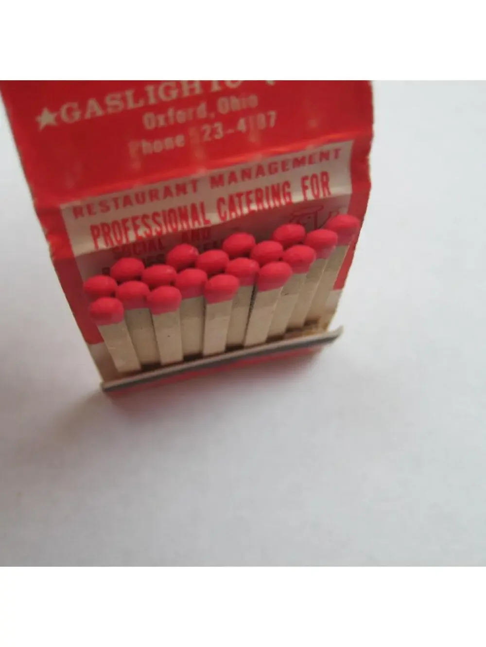 3 Vintage Matchbooks Ohio Manor Restaurants, LK Famous Foods & Amerihost Inn